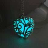 Luminous Heart Steel Necklace - The Dragon Shop - Geek Culture