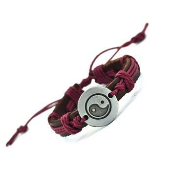 BALANCE Leather Bracelet - The Dragon Shop - Geek Culture