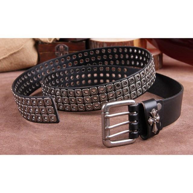IRONHIDE Leather Belt - The Dragon Shop - Geek Culture