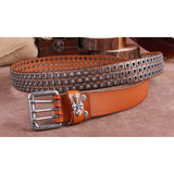 IRONHIDE Leather Belt - The Dragon Shop - Geek Culture