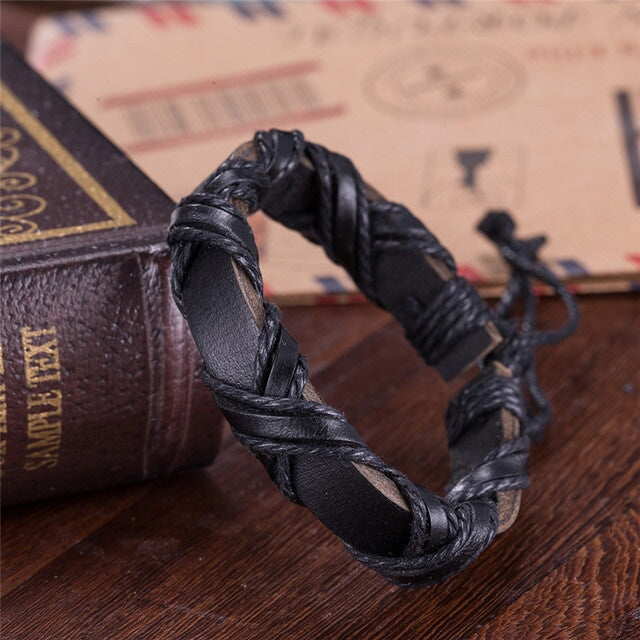 FORGE Viking Leather Bracelet The Dragon Shop
