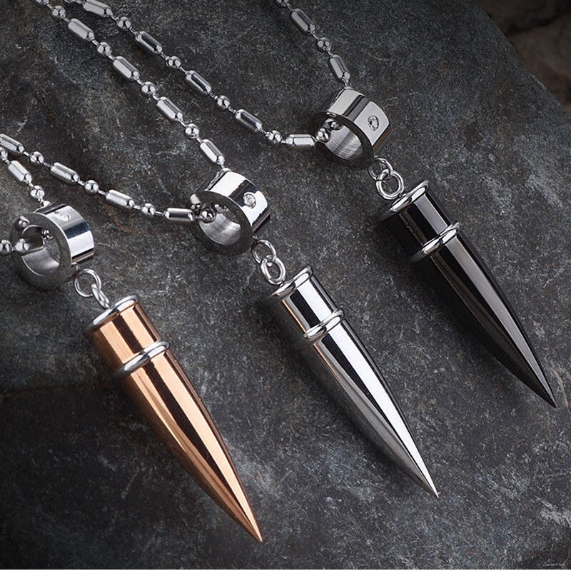 BULLETPROOF Steel Necklace - The Dragon Shop - Geek Culture