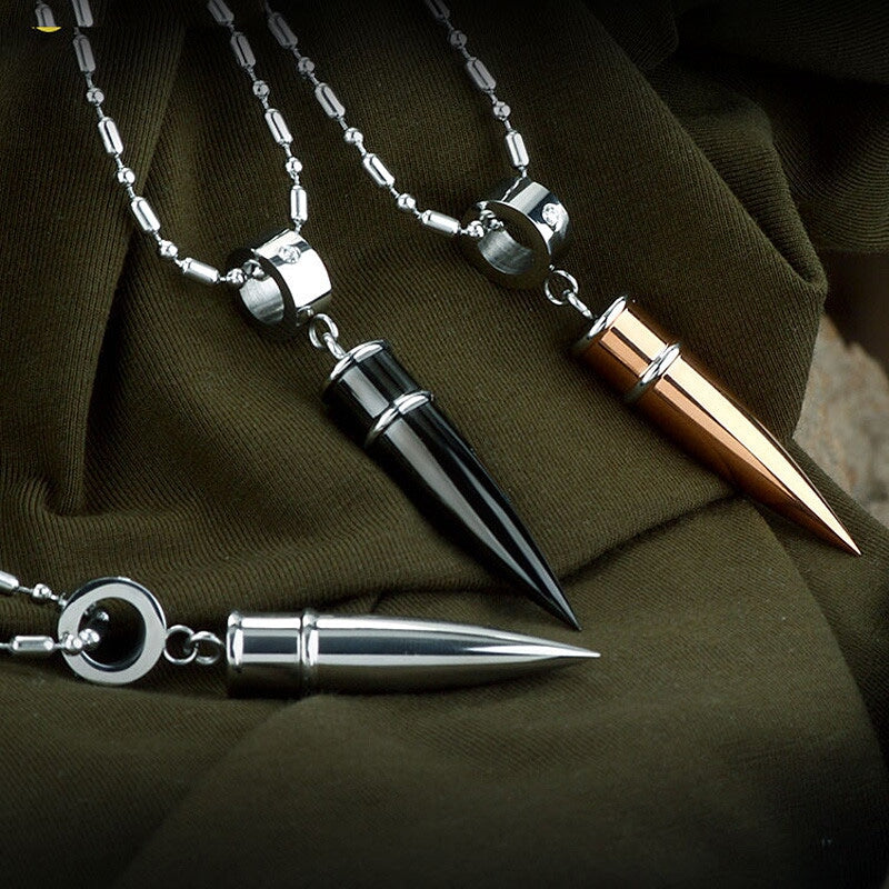 BULLETPROOF Steel Necklace - The Dragon Shop - Geek Culture