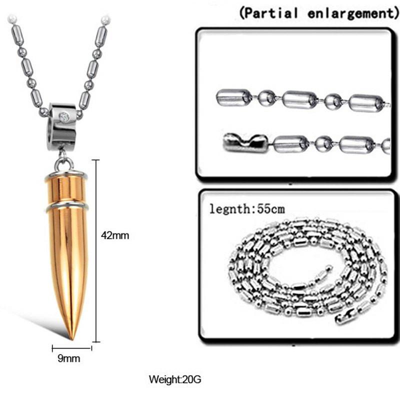 BULLETPROOF Steel Necklace - The Dragon Shop - Geek Culture