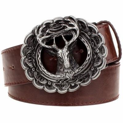 IRONHORN Leather Belt - The Dragon Shop - Geek Culture