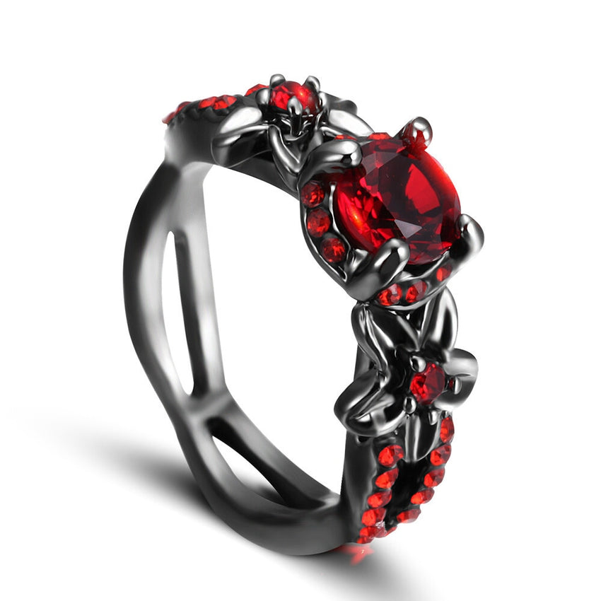 ENVY Ruby Gemstone Ring - The Dragon Shop - Geek Culture