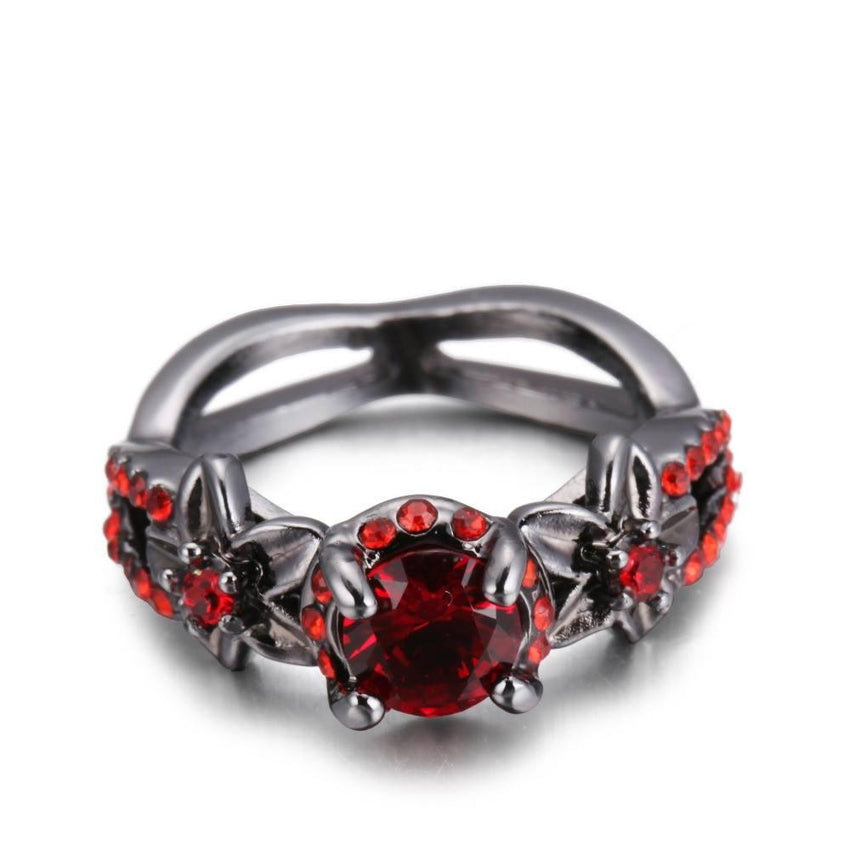ENVY Ruby Gemstone Ring - The Dragon Shop - Geek Culture