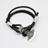 Thor's Hammer Viking Wrap Bracelet The Dragon Shop