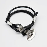 Thor's Hammer Viking Wrap Bracelet - The Dragon Shop - Geek Culture