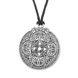 Viking Dragon Shield Necklace The Dragon Shop