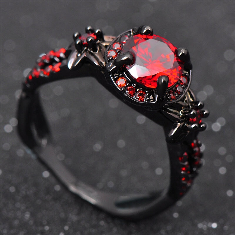 ENVY Ruby Gemstone Ring - The Dragon Shop - Geek Culture