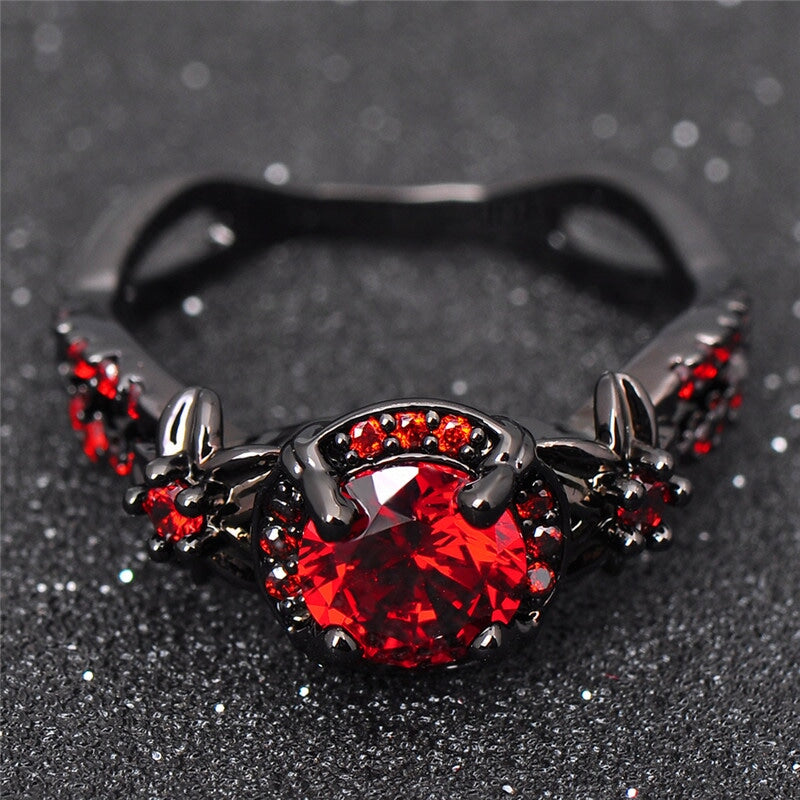 ENVY Ruby Gemstone Ring - The Dragon Shop - Geek Culture