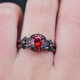 ENVY Ruby Gemstone Ring - The Dragon Shop - Geek Culture