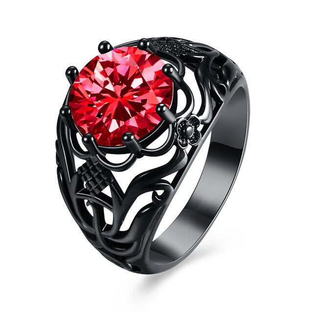 Dark Queen Gem Ring The Dragon Shop