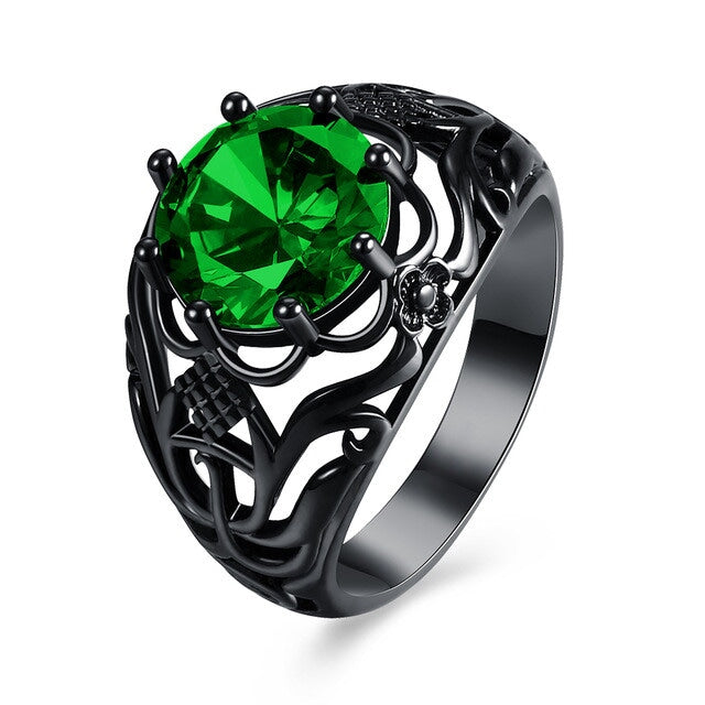 Dark Queen Gem Ring The Dragon Shop