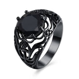 Dark Queen Gem Ring The Dragon Shop