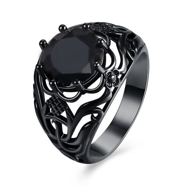 Dark Queen Gem Ring The Dragon Shop