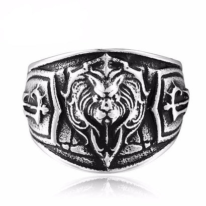 LIONHART Steel Ring - The Dragon Shop - Geek Culture