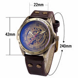 RUMBLE Steampunk Bronze Watch The Dragon Shop