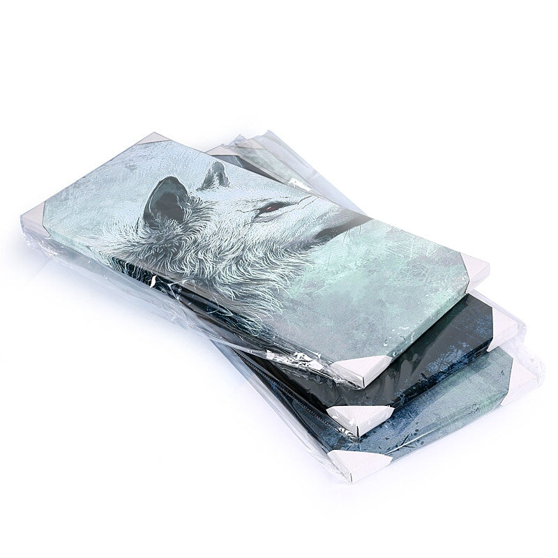 Yin & Yang Wolves 5 Piece Canvas The Dragon Shop