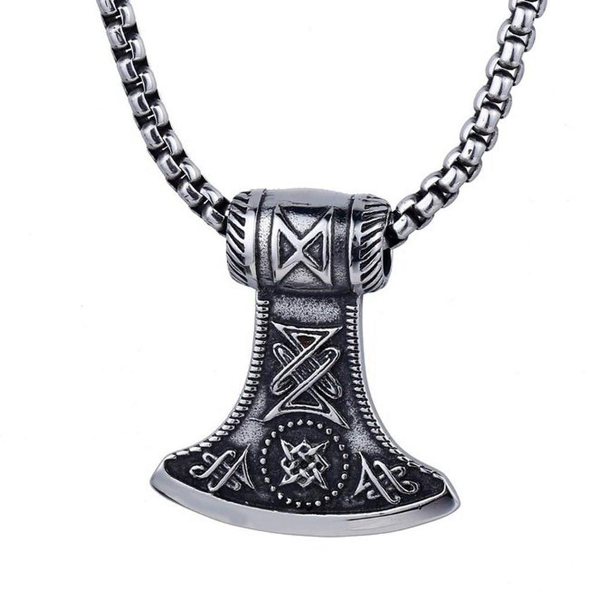 THORAXE Steel Amulet - The Dragon Shop - Geek Culture