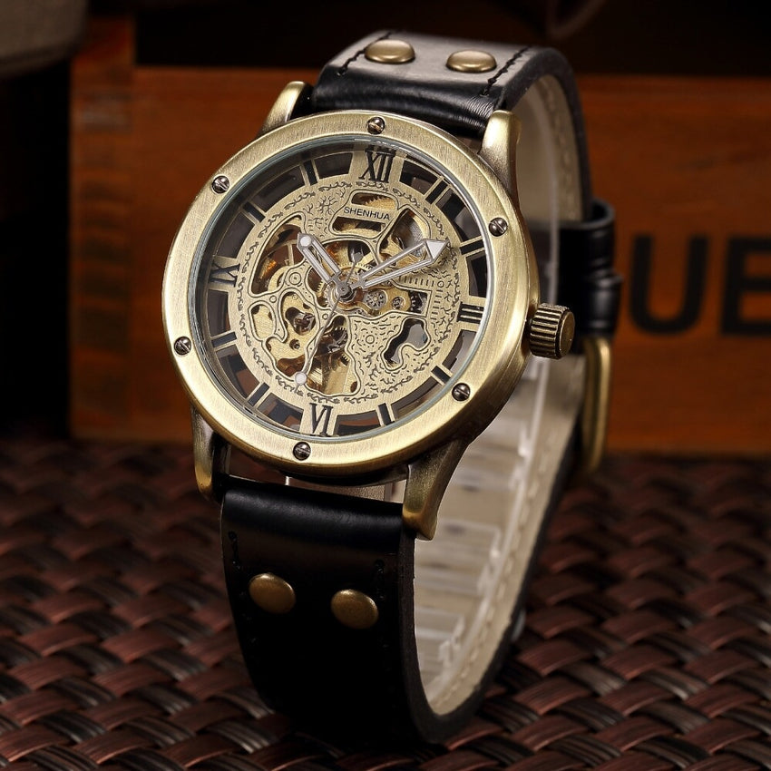 RUMBLE Steampunk Bronze Watch The Dragon Shop