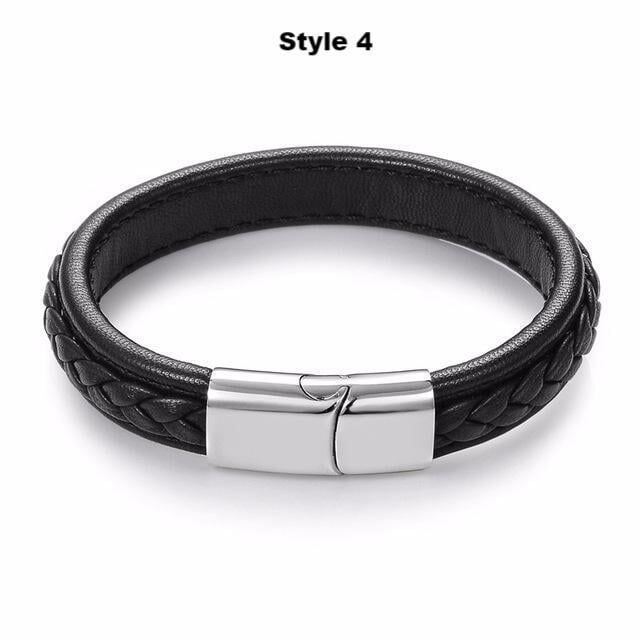 STRONGHOLD Leather Bracelet Series - The Dragon Shop - Geek Culture