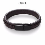 STRONGHOLD Leather Bracelet Series - The Dragon Shop - Geek Culture