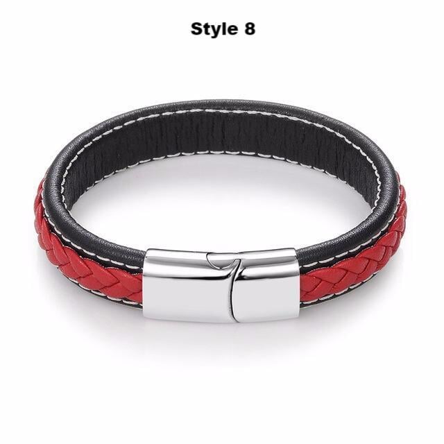 STRONGHOLD Leather Bracelet Series - The Dragon Shop - Geek Culture