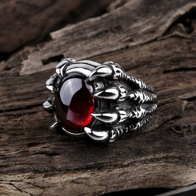 Dragon Claw Steel Ring The Dragon Shop