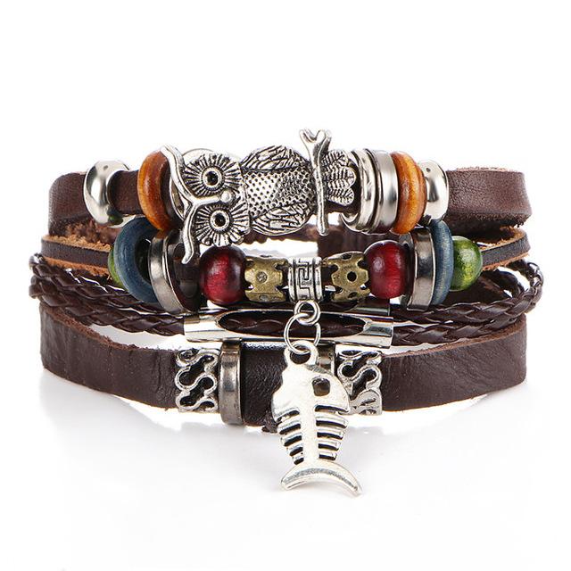 VOODOO Leather Bracelet Series The Dragon Shop