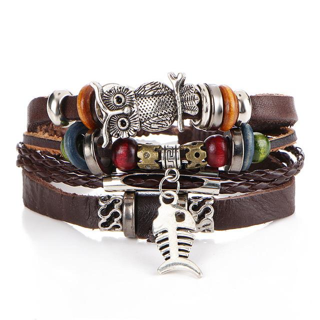 VOODOO Leather Bracelet Series - The Dragon Shop - Geek Culture