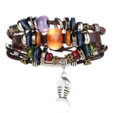VOODOO Leather Bracelet Series The Dragon Shop
