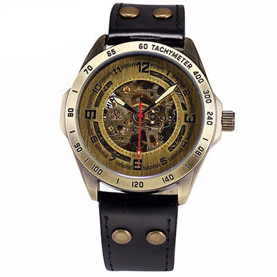 RUMBLE Steampunk Bronze Watch The Dragon Shop