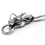 DRAGON MASTER Steel Necklace The Dragon Shop