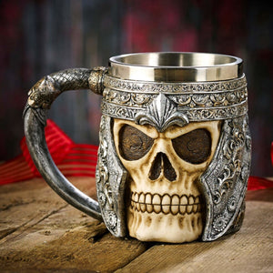 Viking Skull Beer Mug The Dragon Shop