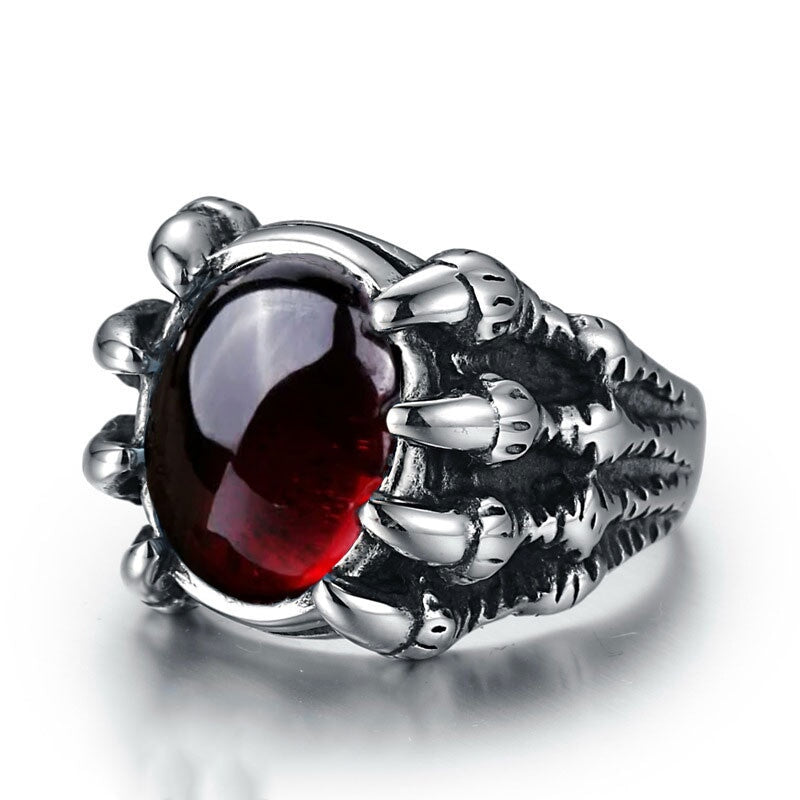 Dragon Claw Steel Ring The Dragon Shop