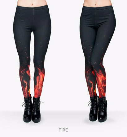 FIREWALKER One-Size Leggings - The Dragon Shop - Geek Culture