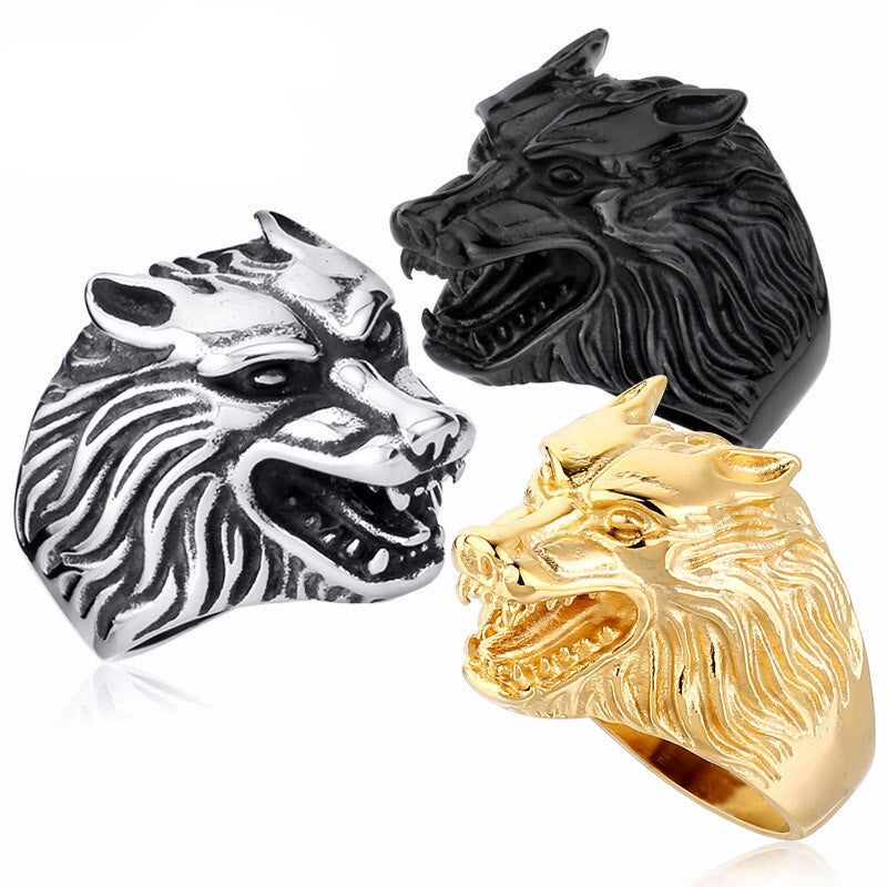 WESTWOLF Steel Ring The Dragon Shop