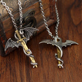 Dragon Sword Steel Necklace - The Dragon Shop